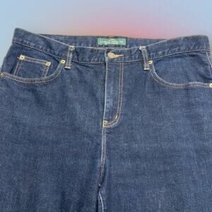 LAUREN JEANS CO Women’s 14 CLASSIC BOOTCUT Blue Jeans